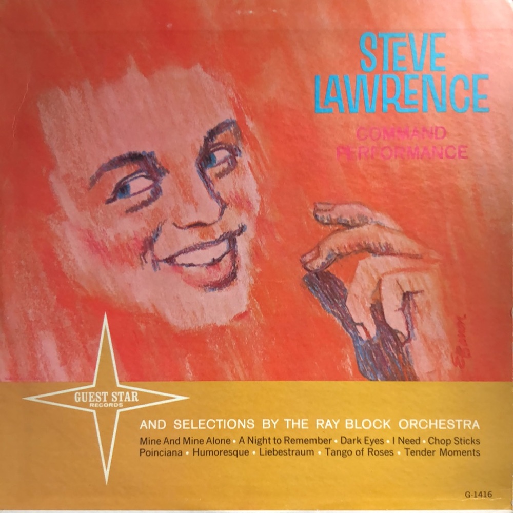 Steve Lawrence Command Performance Vinyl lp